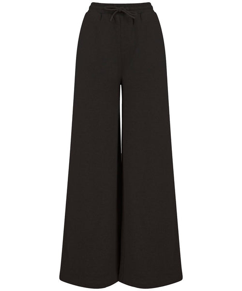 Regenerated Cotton Wide Leg Joggers: Womens